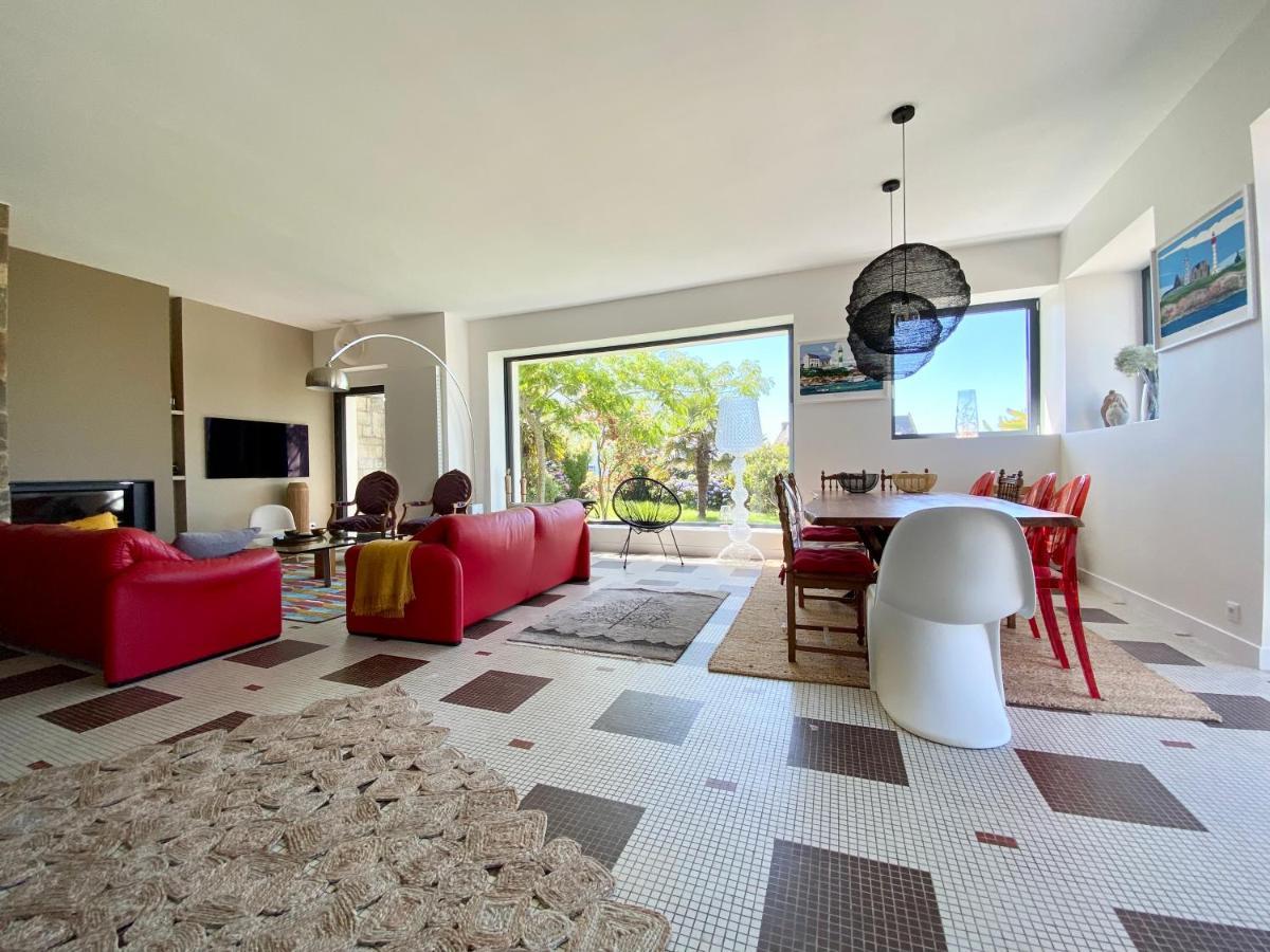 Superbe Villa Vue Sur Mer, Corniche De La Plage Bénodet Exteriér fotografie
