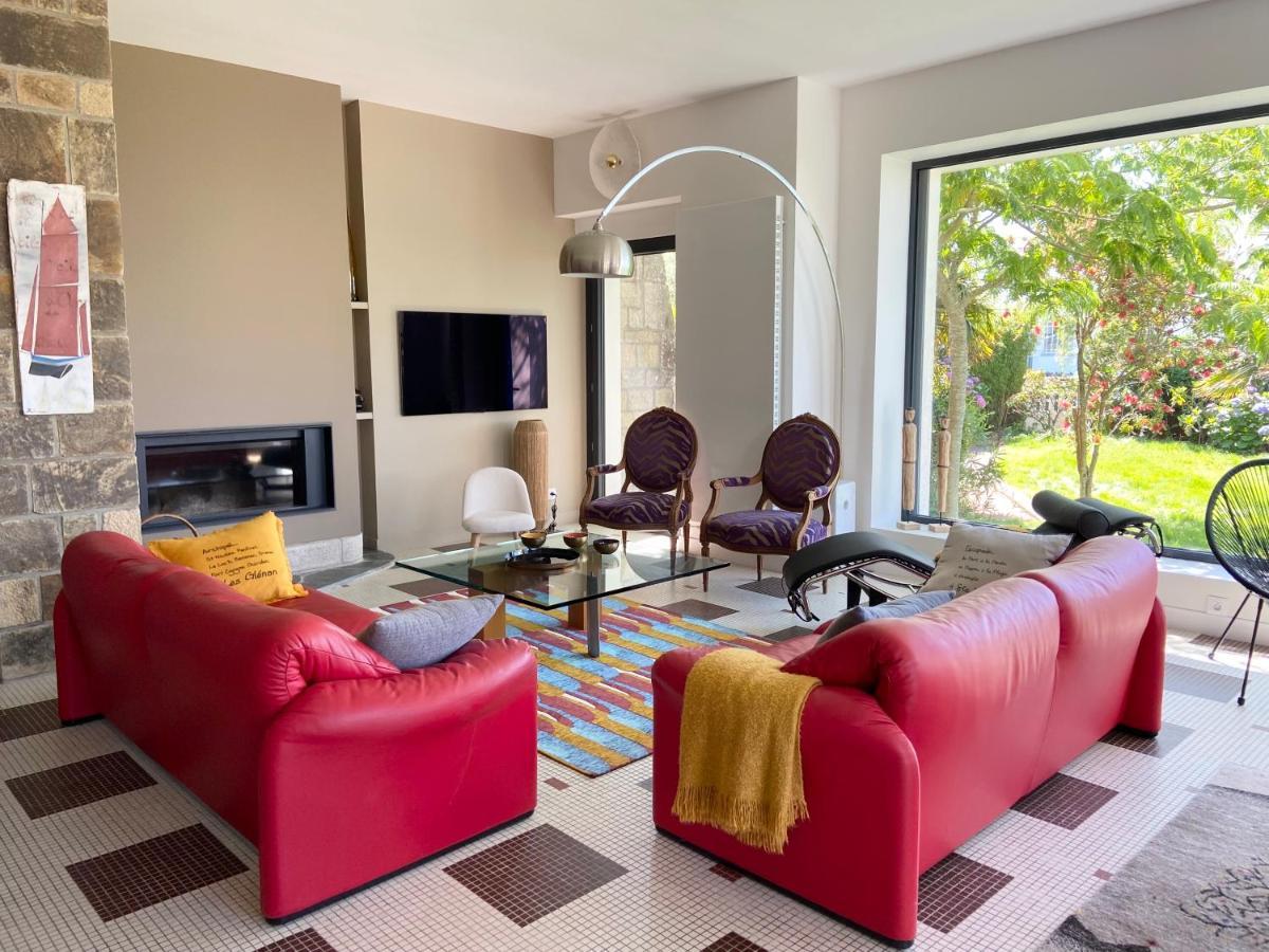 Superbe Villa Vue Sur Mer, Corniche De La Plage Bénodet Exteriér fotografie