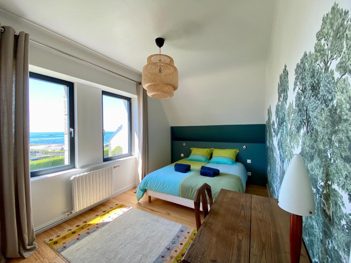 Superbe Villa Vue Sur Mer, Corniche De La Plage Bénodet Exteriér fotografie