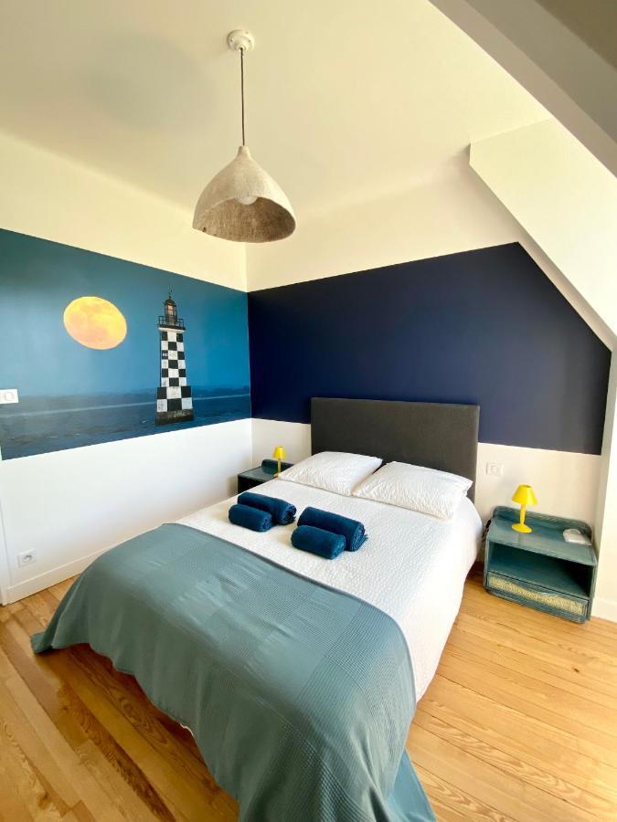 Superbe Villa Vue Sur Mer, Corniche De La Plage Bénodet Exteriér fotografie