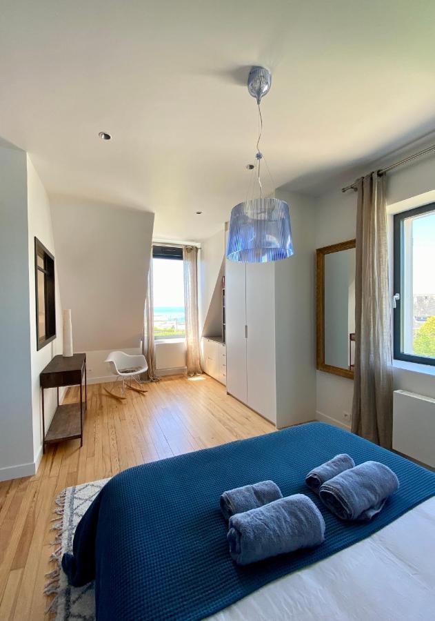 Superbe Villa Vue Sur Mer, Corniche De La Plage Bénodet Exteriér fotografie