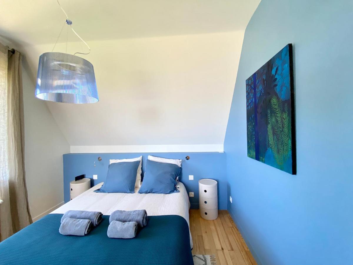 Superbe Villa Vue Sur Mer, Corniche De La Plage Bénodet Exteriér fotografie