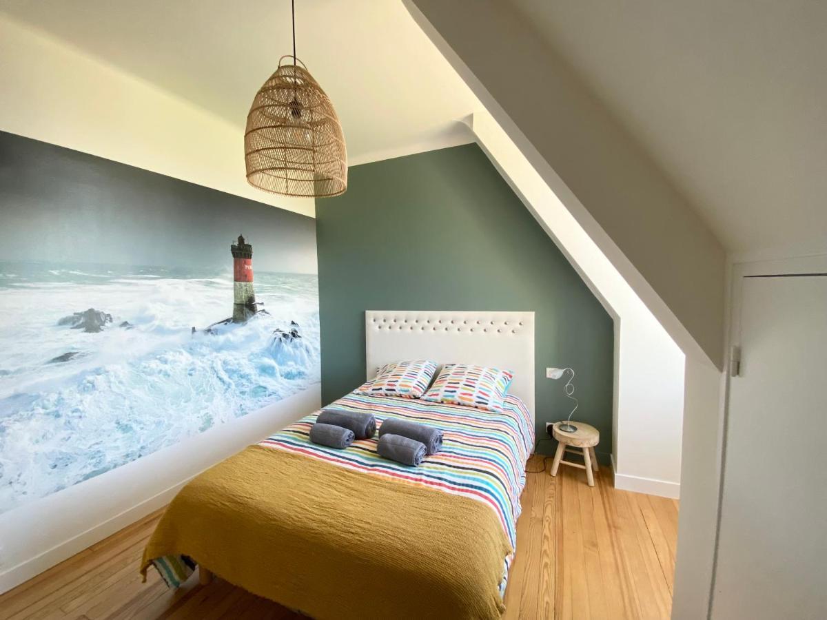 Superbe Villa Vue Sur Mer, Corniche De La Plage Bénodet Exteriér fotografie